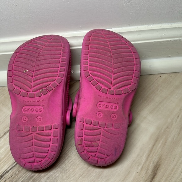Crocs Pink Clogs kids size 10 - Picture 5 of 5